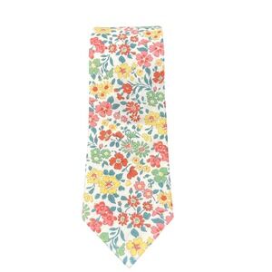Trumbull Rhodes Floral Necktie - Colorful Flowers,‎ Classic Style, Men's Tie